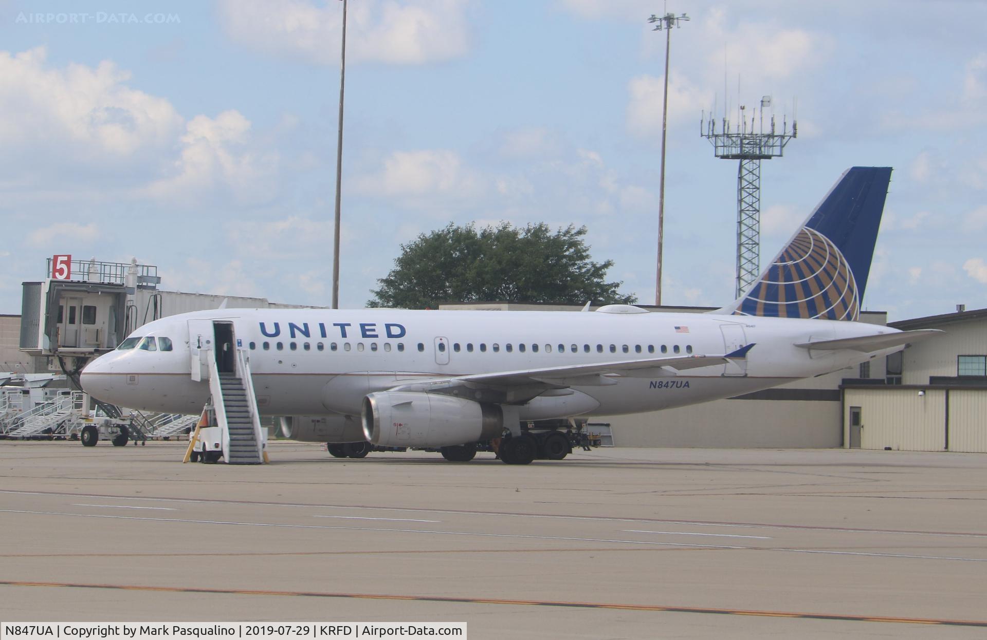 N847UA, 2001 Airbus A319-131 C/N 1627, Airbus A319-131