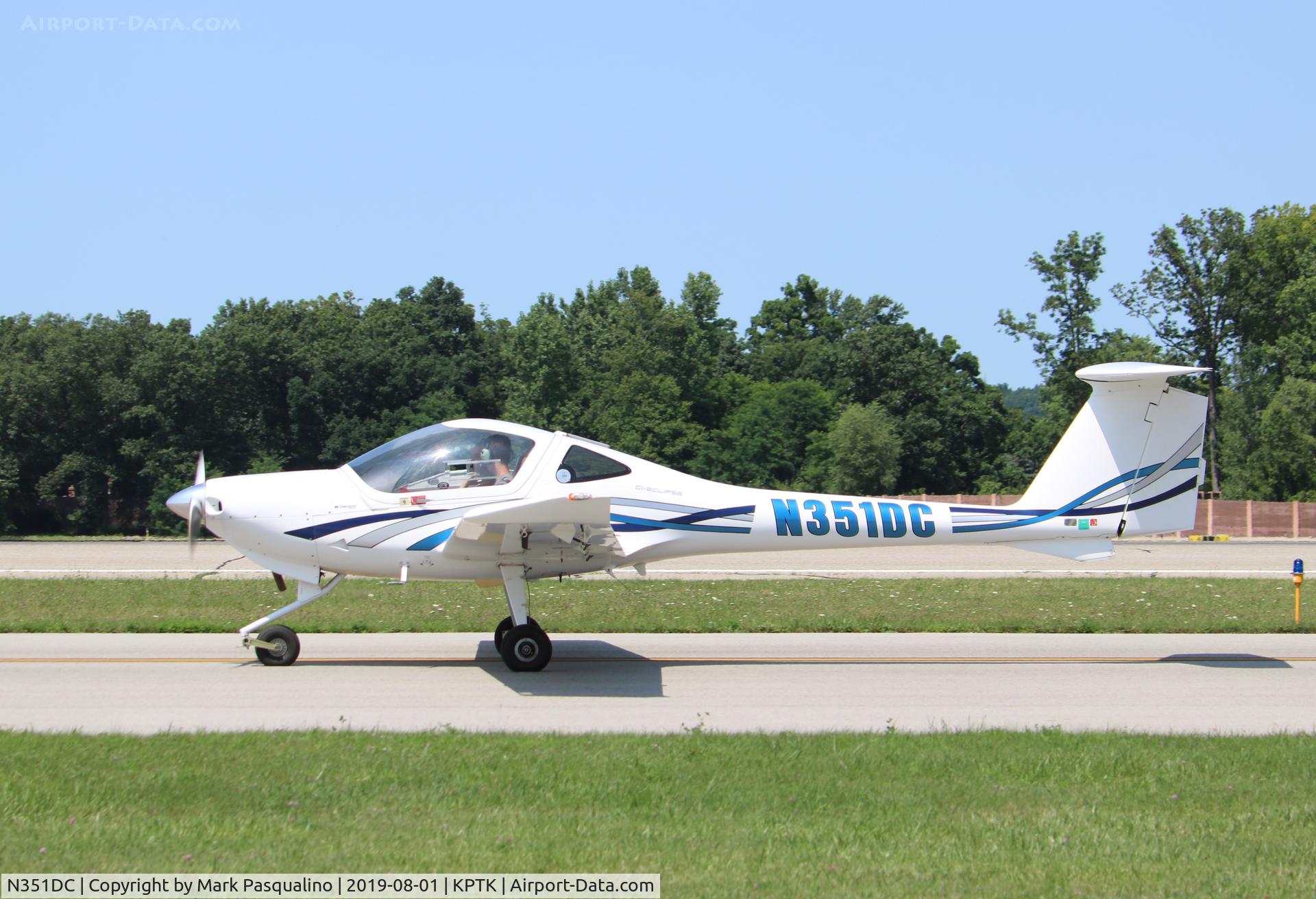 N351DC, 2005 Diamond DA-20C-1 Eclipse C/N C0351, Diamond DA-20C-1