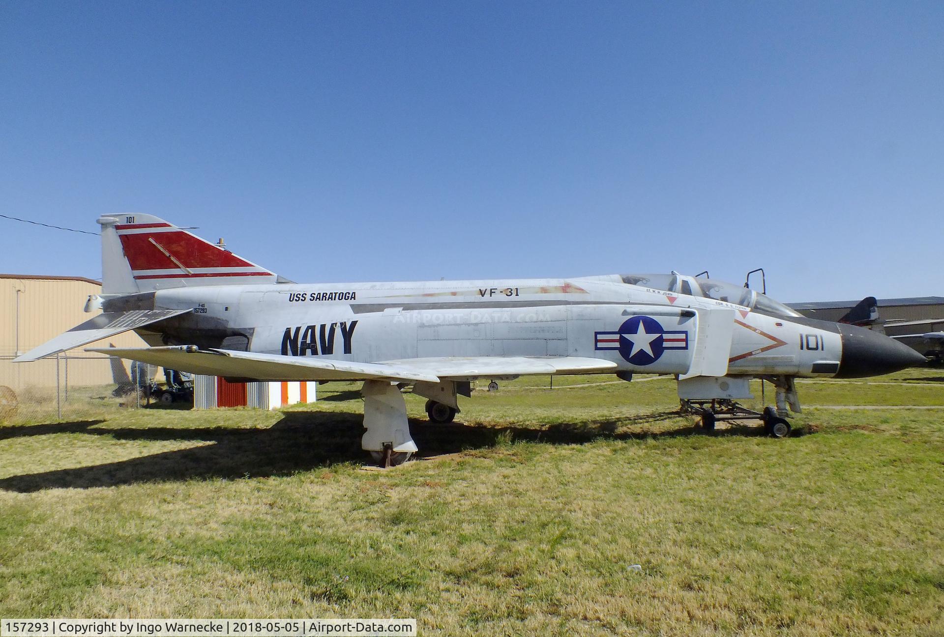 157293, McDonnell F-4S Phantom II C/N 3907, McDonnell Douglas F-4S Phantom II at the Texas Air Museum Caprock Chapter, Slaton TX