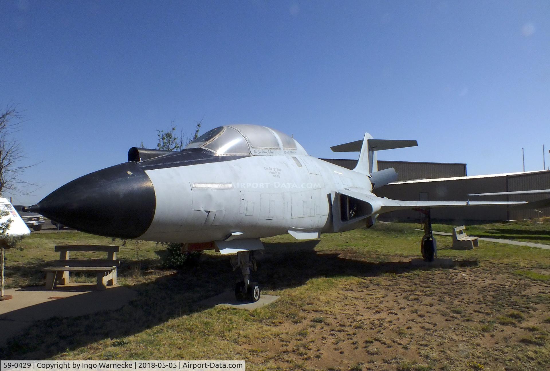 59-0429, 1959 McDonnell F-101B Voodoo C/N 753, McDonnell F-101B Voodoo at the Texas Air Museum Caprock Chapter, Slaton TX