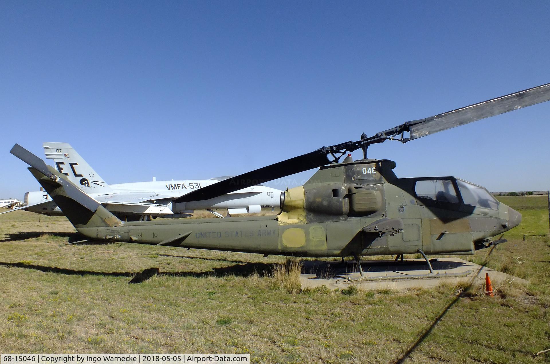 68-15046, 1968 Bell AH-1F Cobra C/N 20580, Bell AH-1F Cobra at the Texas Air Museum Caprock Chapter, Slaton TX