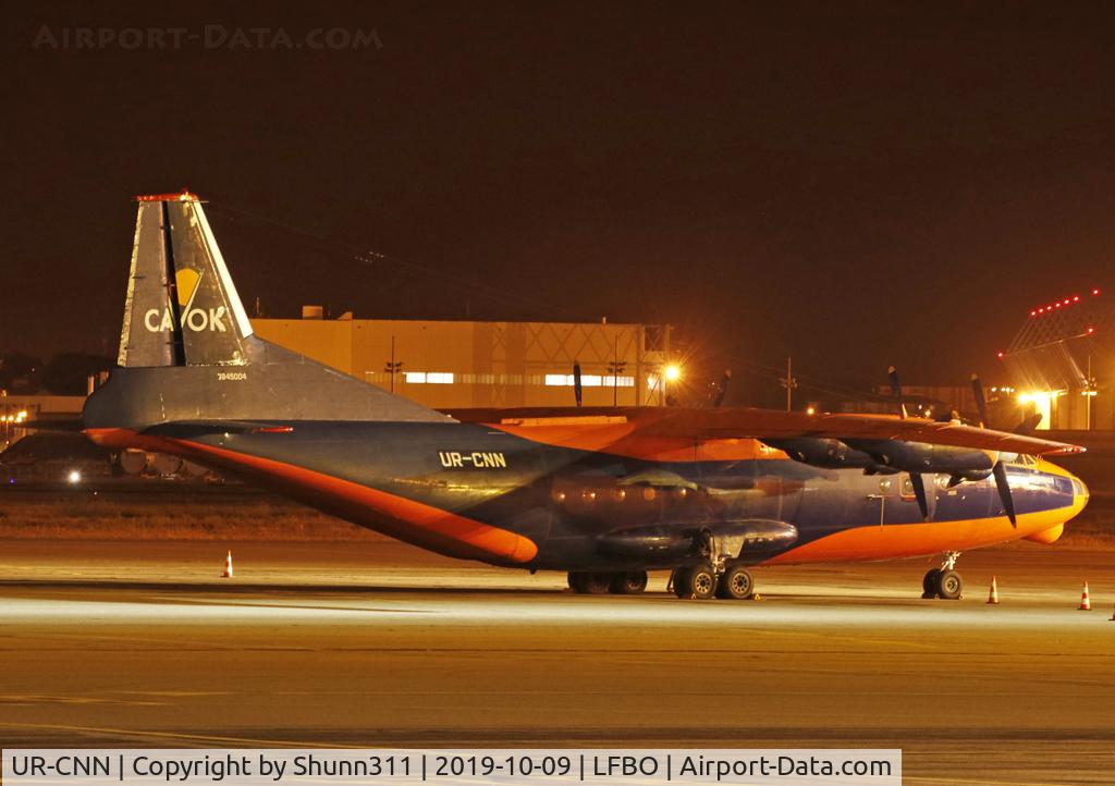 UR-CNN, 1967 Antonov An-12BK C/N 7345004, Parked at the General Aviation area...