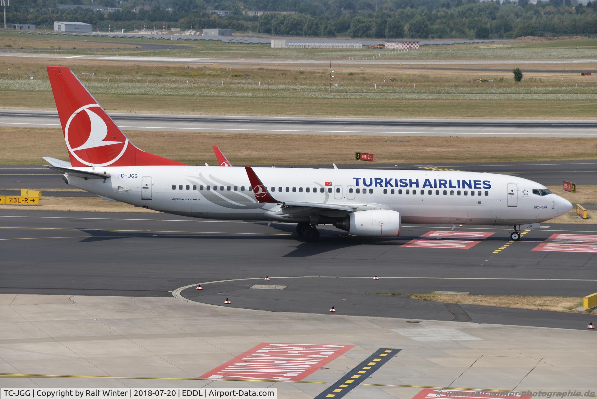 TC-JGG, 2005 Boeing 737-8F2 C/N 34405, Boeing 737-8FS - TK THY Turkish Airlines 'Erzincan' - 34405 - TC-JGG - 20.07.2018 - DUS