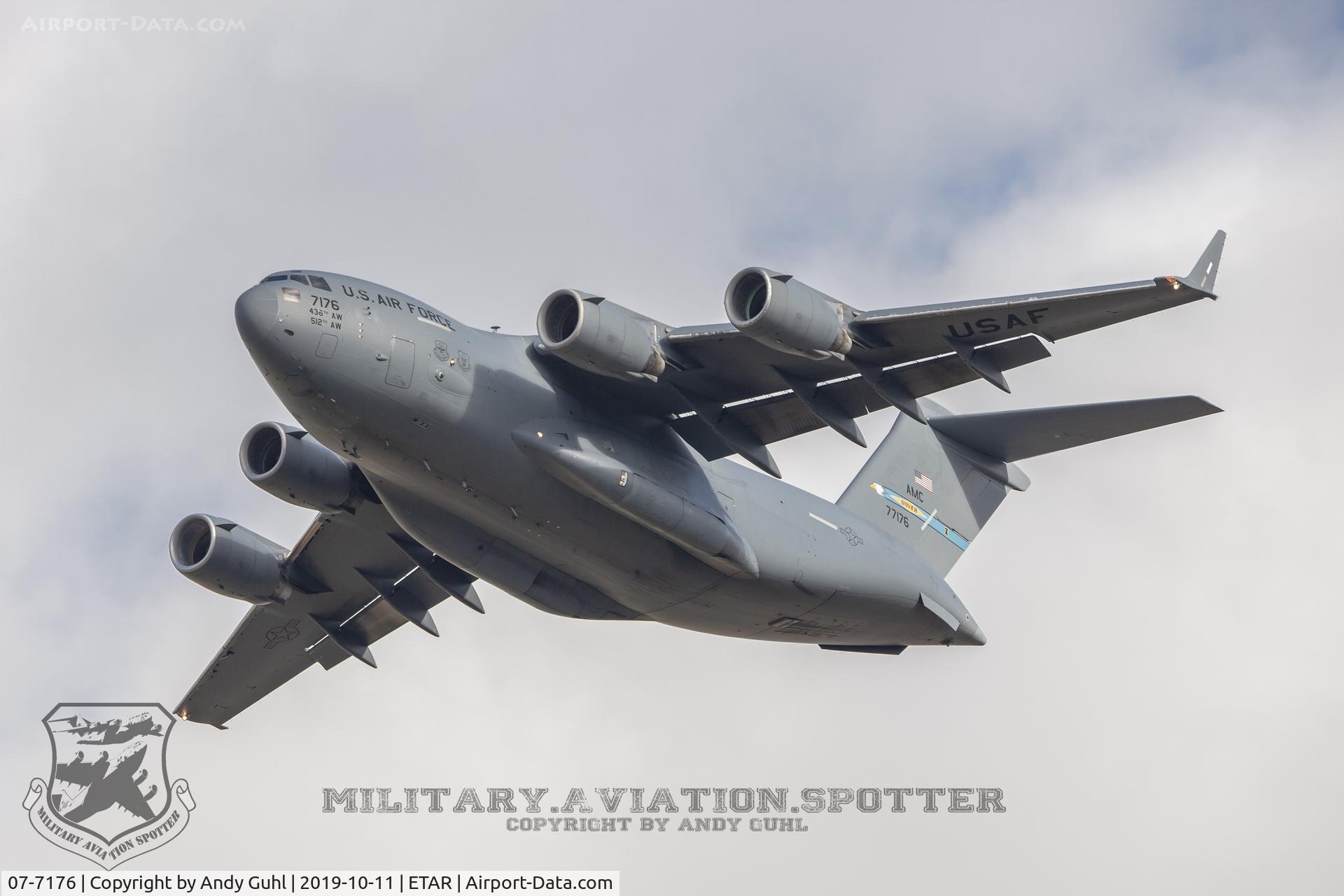 07-7176, 2007 Boeing C-17A Globemaster III C/N P-176, Dover AFB