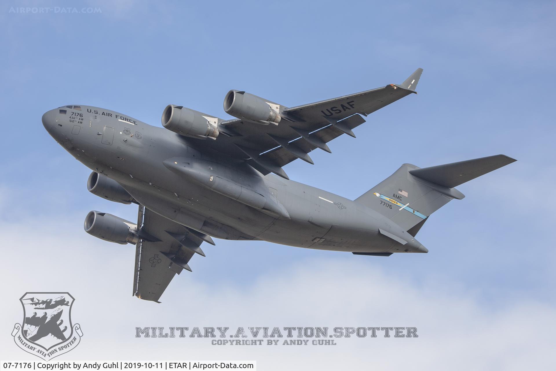07-7176, 2007 Boeing C-17A Globemaster III C/N P-176, Dover AFB