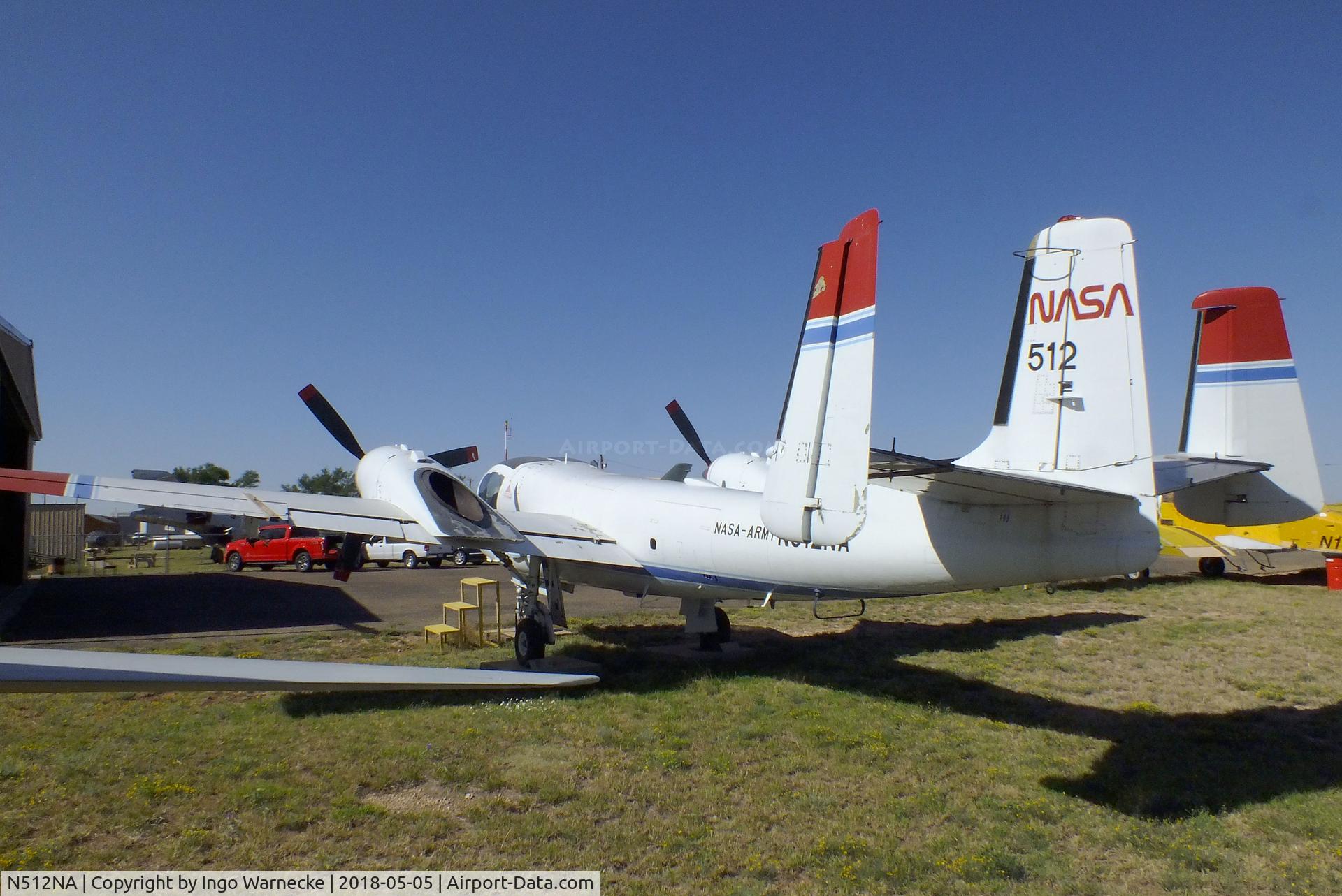 N512NA, 1962 Grumman OV-1B Mohawk C/N 39B, Grumman OV-1B Mohawk at the Texas Air Museum Caprock Chapter, Slaton TX