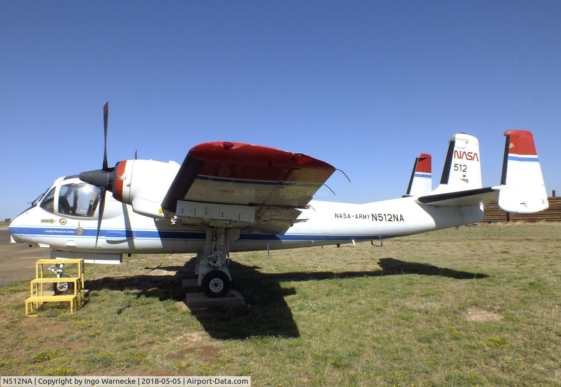 N512NA, 1962 Grumman OV-1B Mohawk C/N 39B, Grumman OV-1B Mohawk at the Texas Air Museum Caprock Chapter, Slaton TX