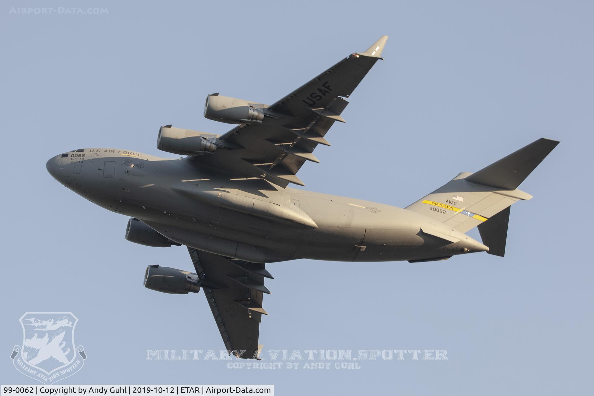 99-0062, 1999 Boeing C-17A Globemaster III C/N 50066/P-62, Globemaster III