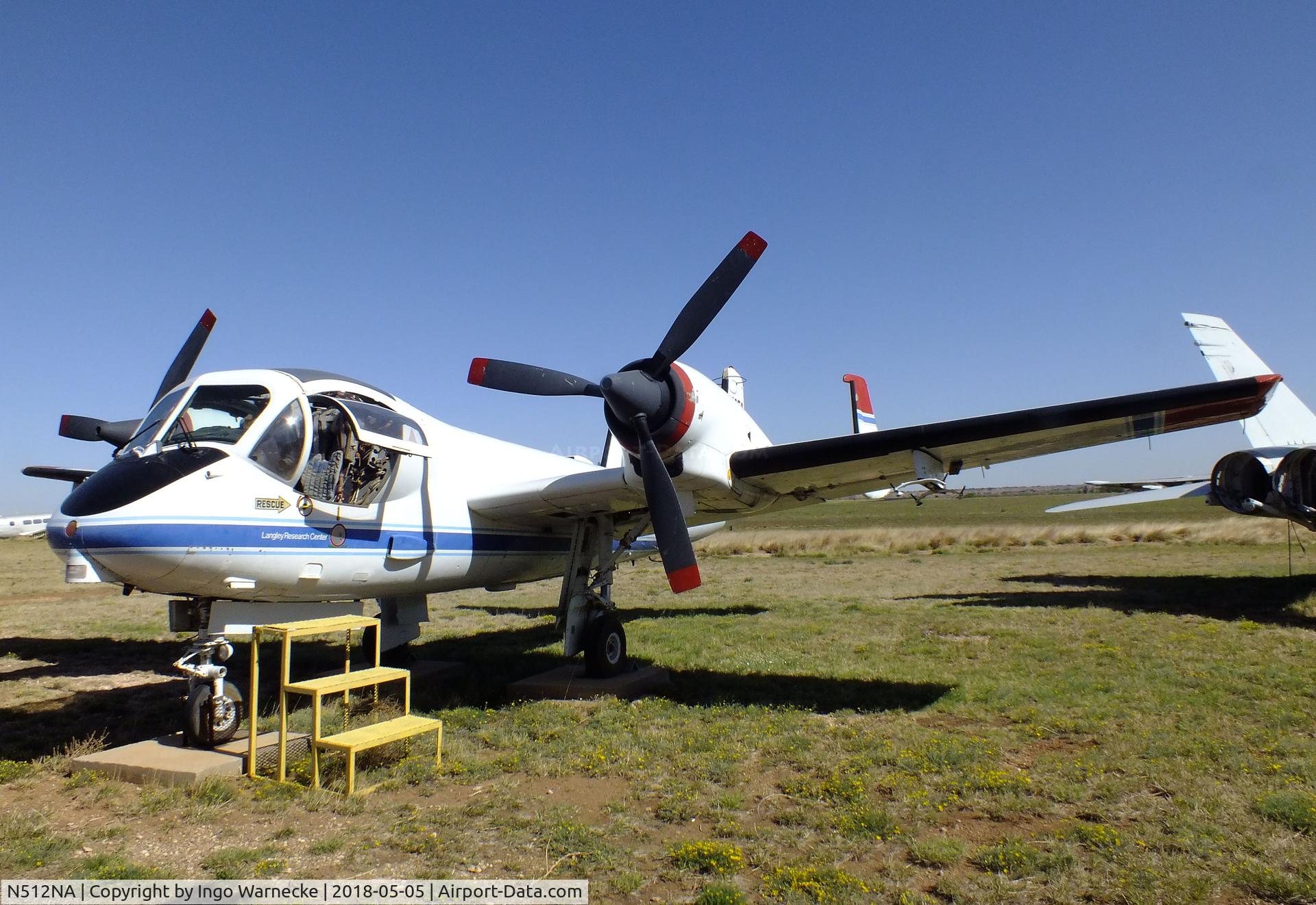 N512NA, 1962 Grumman OV-1B Mohawk C/N 39B, Grumman OV-1B Mohawk at the Texas Air Museum Caprock Chapter, Slaton TX