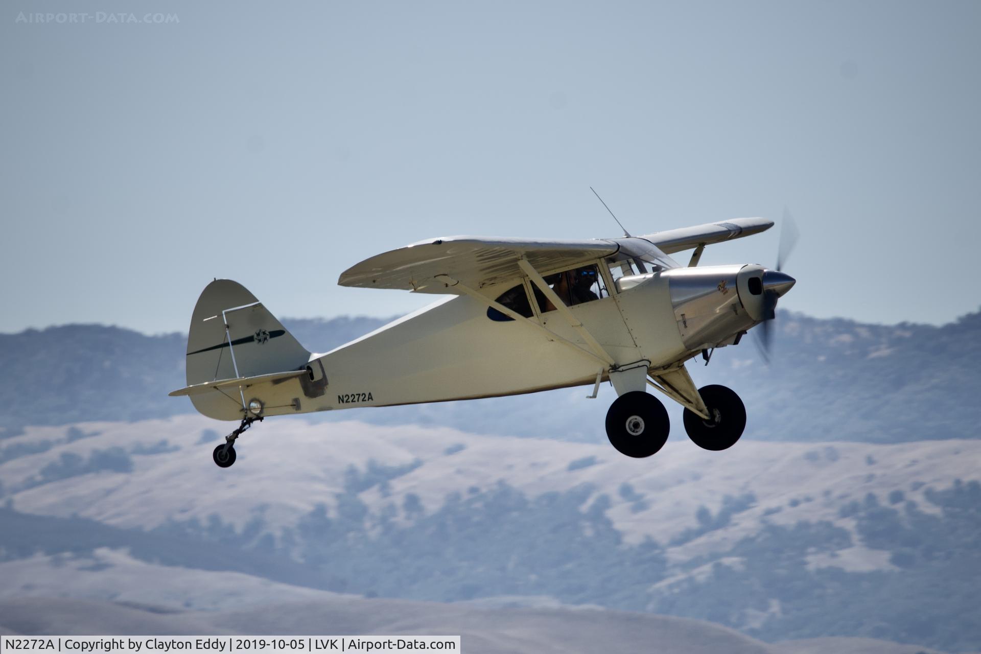N2272A, 1952 Piper PA-20-135 Pacer C/N 20-911, Livermore airport airshow 2019.