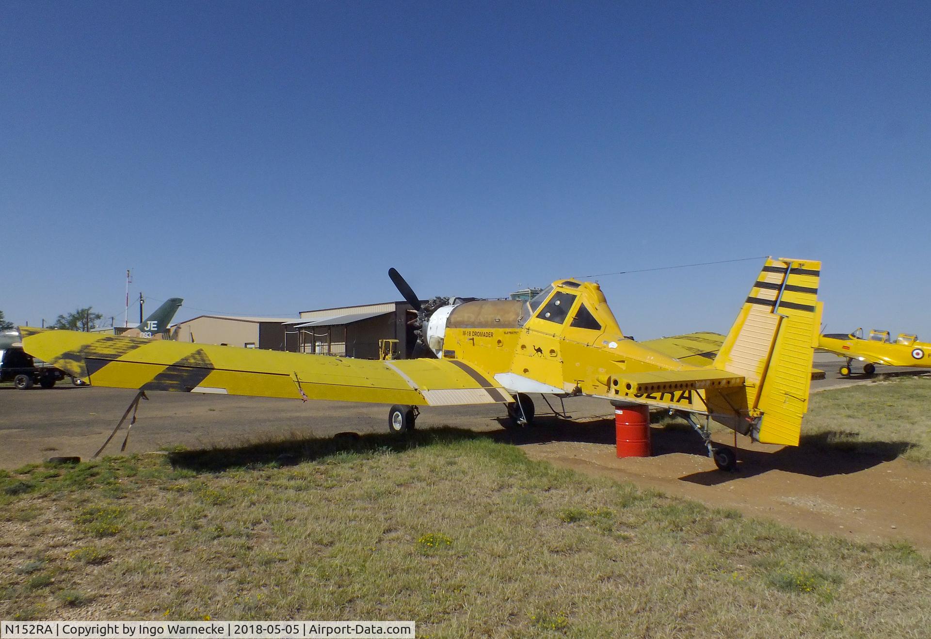 N152RA, 1985 PZL-Mielec M-18A C/N 1Z015-11, PZL-Mielec M-18A Dromader at the Texas Air Museum Caprock Chapter, Slaton TX