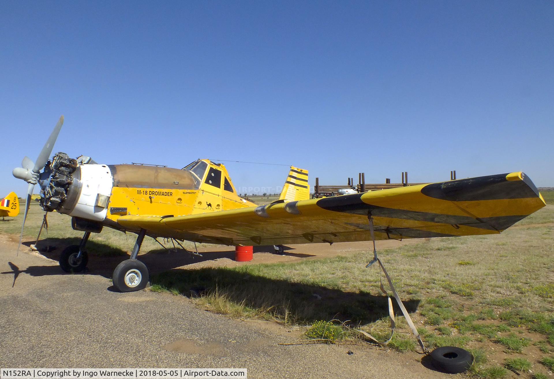 N152RA, 1985 PZL-Mielec M-18A C/N 1Z015-11, PZL-Mielec M-18A Dromader at the Texas Air Museum Caprock Chapter, Slaton TX