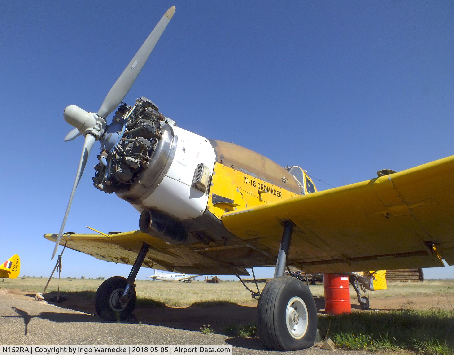 N152RA, 1985 PZL-Mielec M-18A C/N 1Z015-11, PZL-Mielec M-18A Dromader at the Texas Air Museum Caprock Chapter, Slaton TX