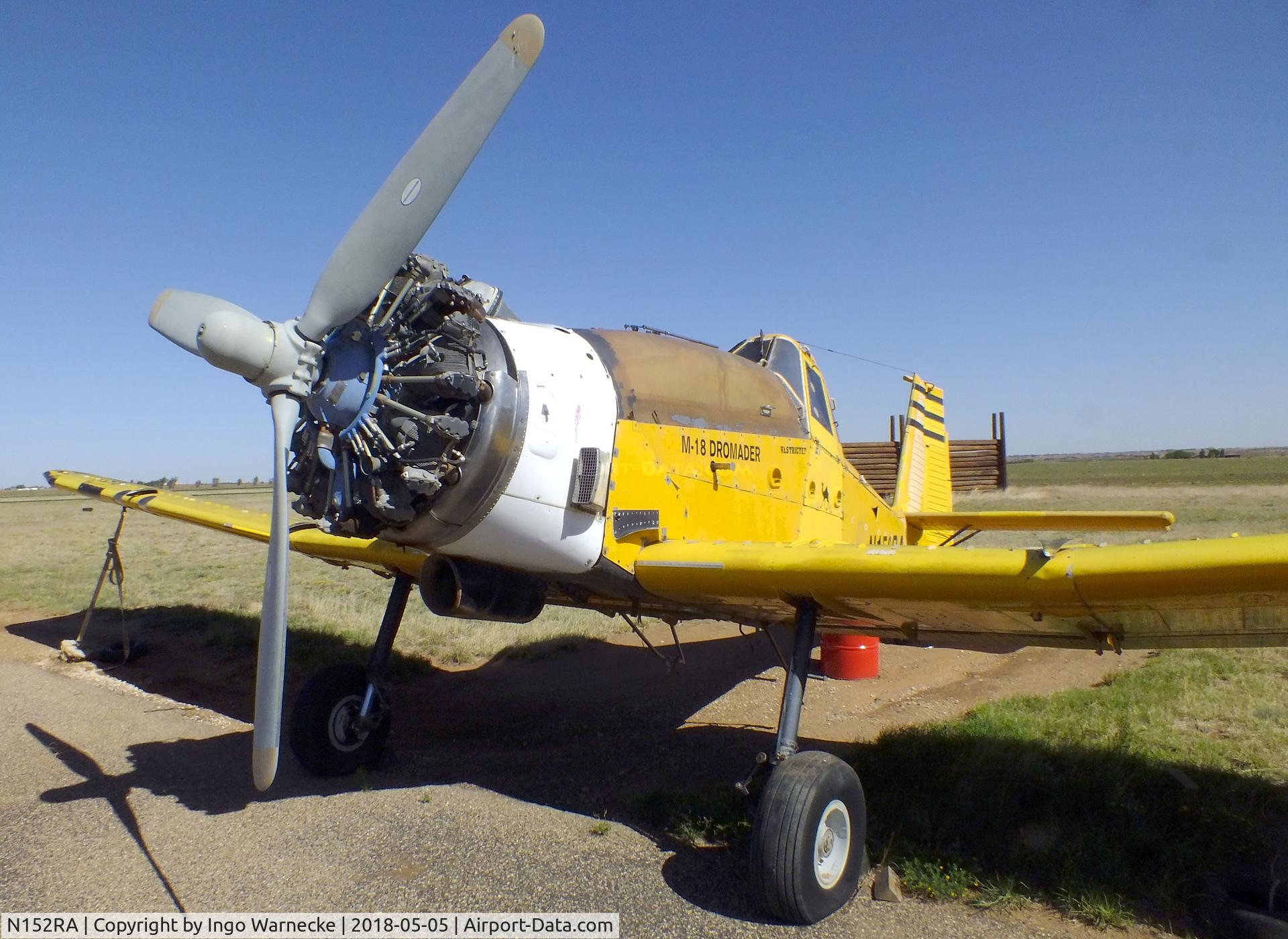 N152RA, 1985 PZL-Mielec M-18A C/N 1Z015-11, PZL-Mielec M-18A Dromader at the Texas Air Museum Caprock Chapter, Slaton TX
