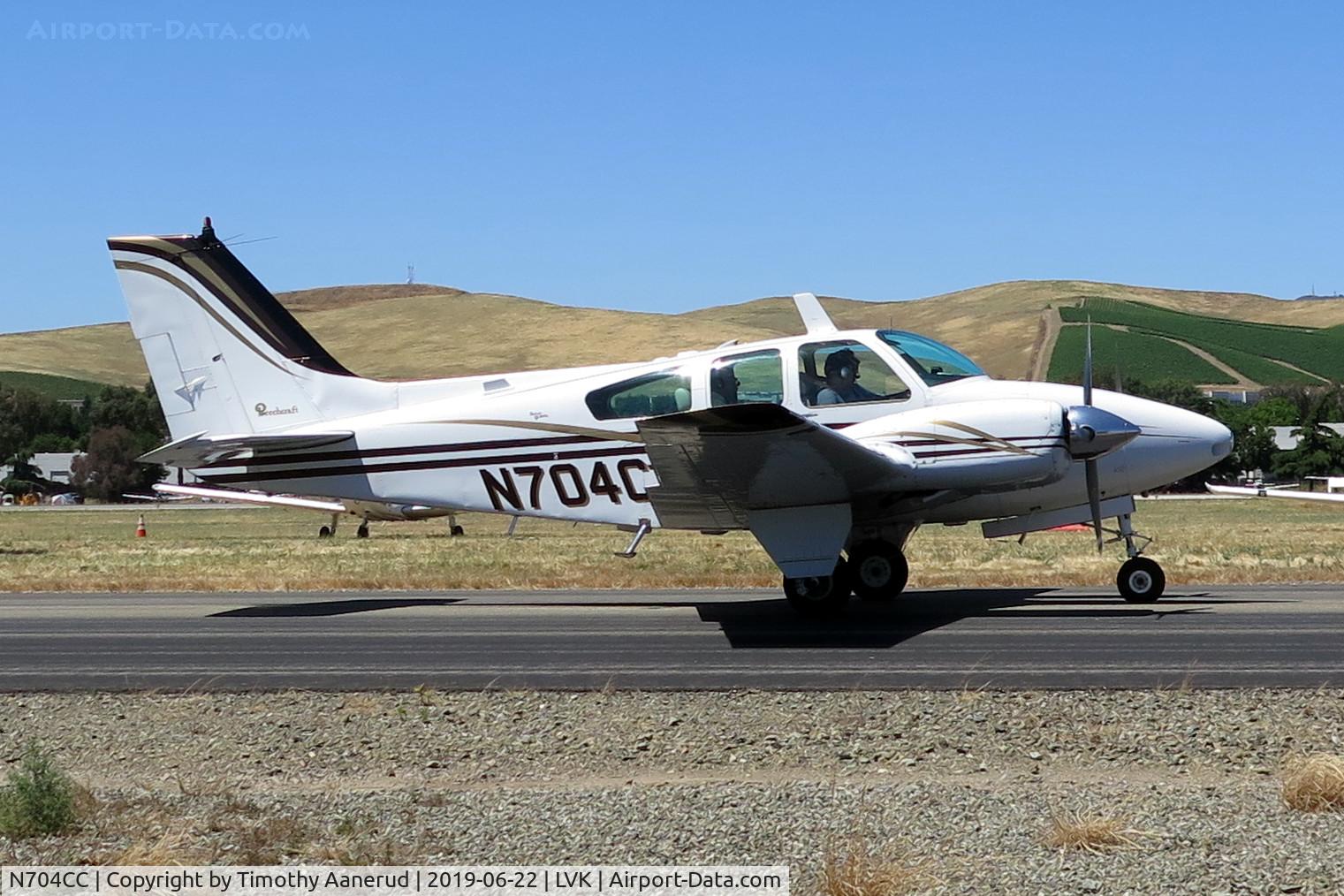 N704CC, 1964 Beech 95-B55 (T42A) Baron C/N TC-678, 1964 Beech 95-B55 (T42A), c/n: TC-678, AOPOA Livermore Fly-In