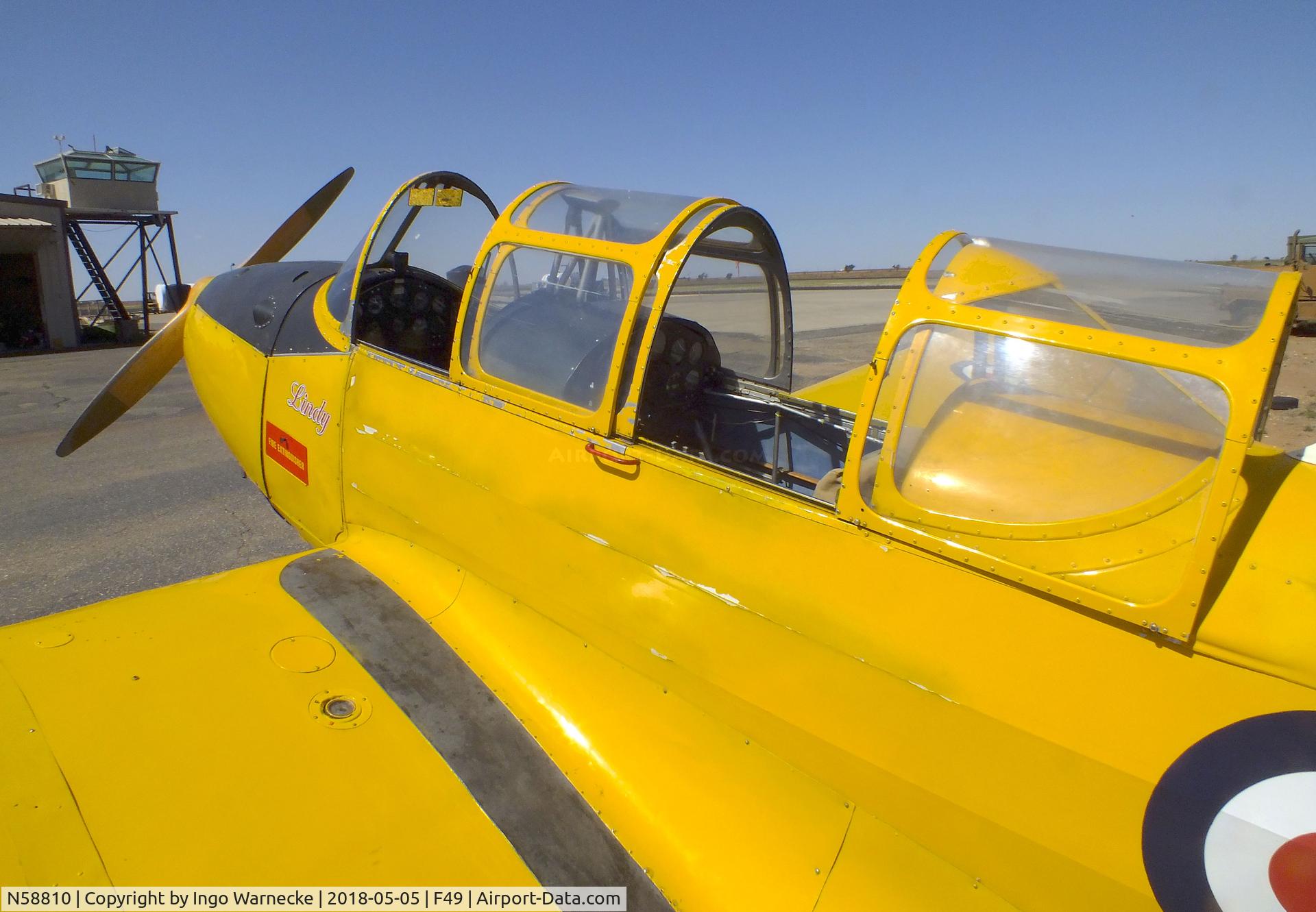 N58810, 1943 Fairchild M-62A-3 Cornell II C/N FT825, Fairchild M-62A-3 (PT-26 Cornell) at the Texas Air Museum Caprock Chapter, Slaton TX