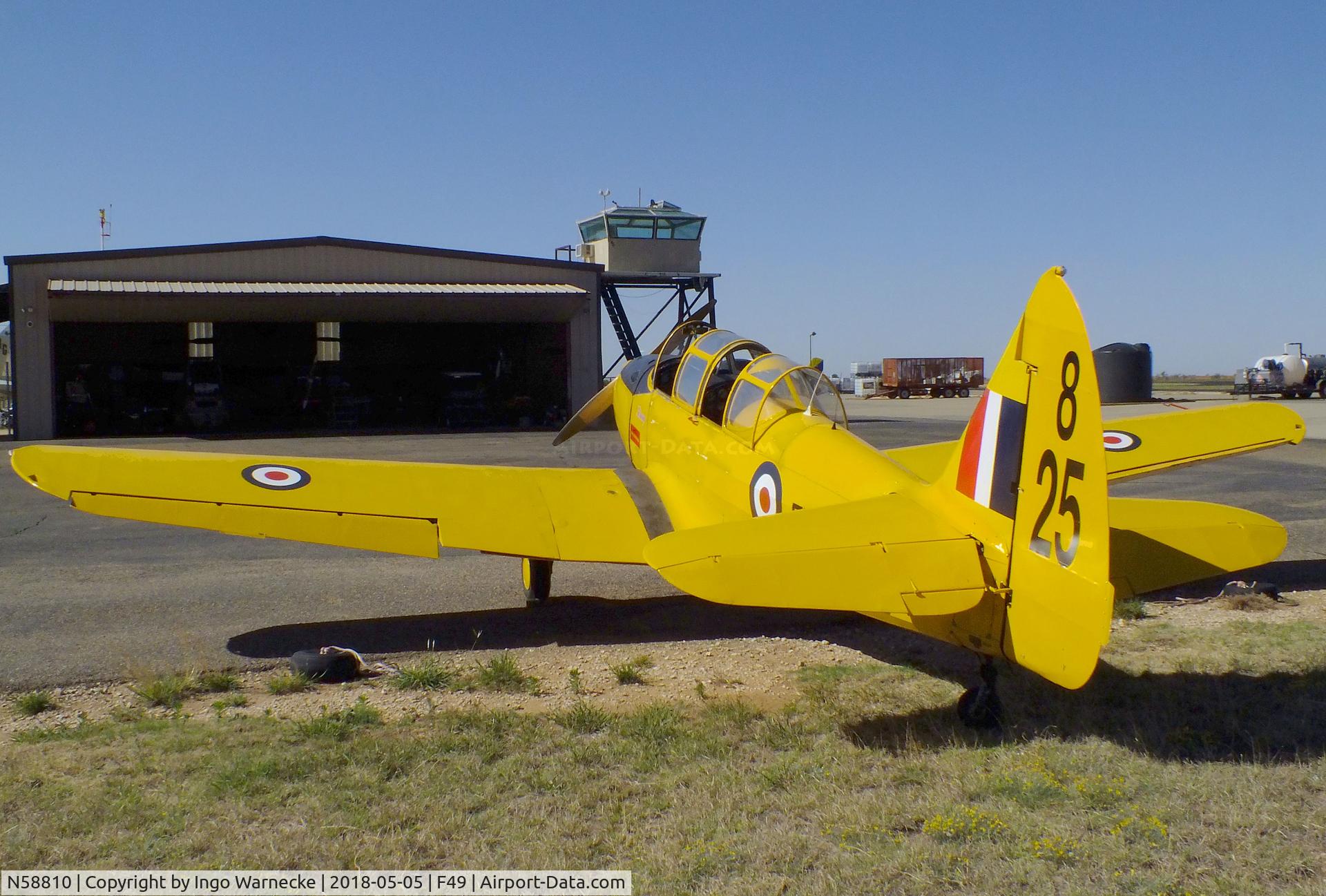 N58810, 1943 Fairchild M-62A-3 Cornell II C/N FT825, Fairchild M-62A-3 (PT-26 Cornell) at the Texas Air Museum Caprock Chapter, Slaton TX