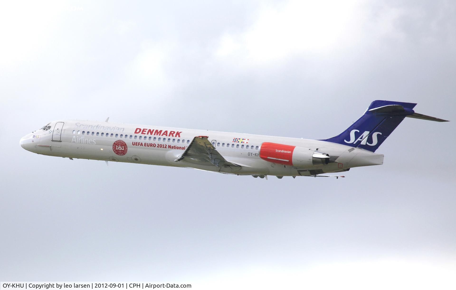 OY-KHU, 1991 McDonnell Douglas MD-87 (DC-9-87) C/N 53336, Copenhagen 1.9.2012