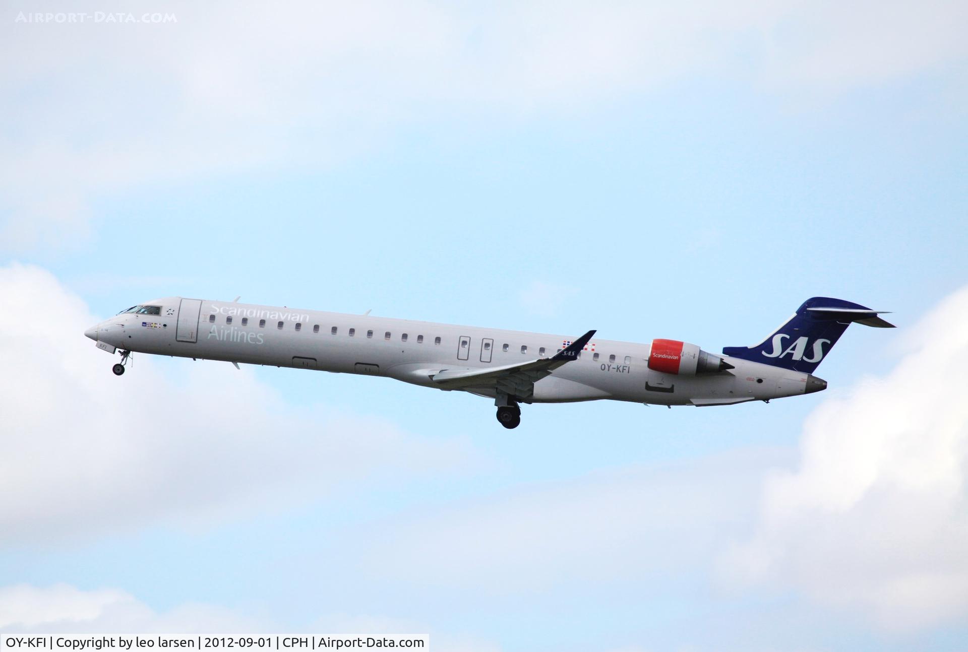 OY-KFI, 2009 Canadair CRJ-900ER (CL-600-2D24) C/N 15242, Copenhagen 1.9.2012
