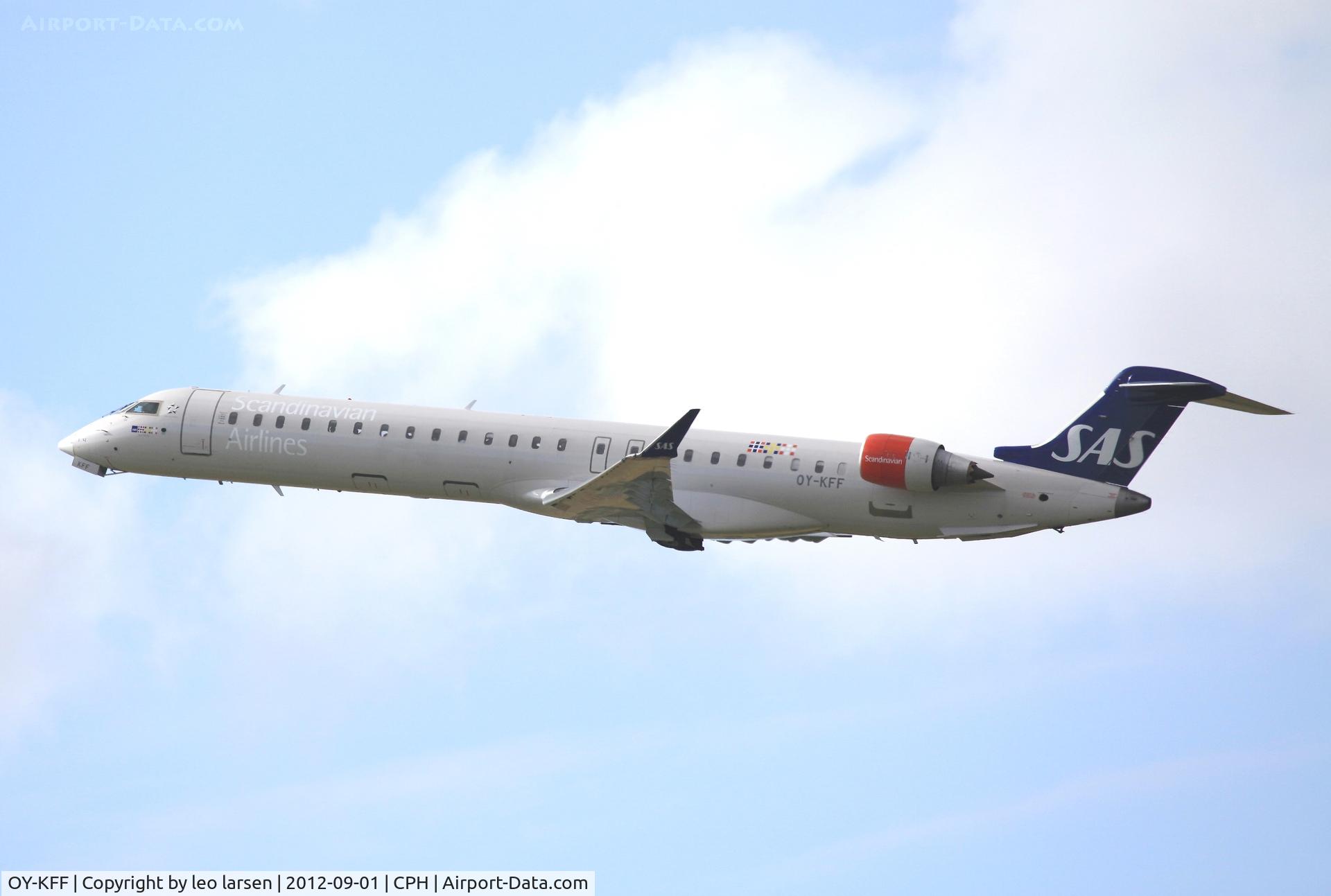 OY-KFF, 2009 Bombardier CRJ-900 (CL-600-2D24) C/N 15231, Copenhagen 1.9.2012