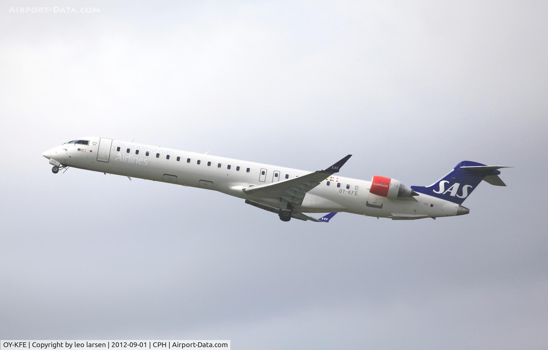 OY-KFE, 2009 Bombardier CRJ-900ER (CL-600-2D24) C/N 15224, Copenhagen 1.9.2012