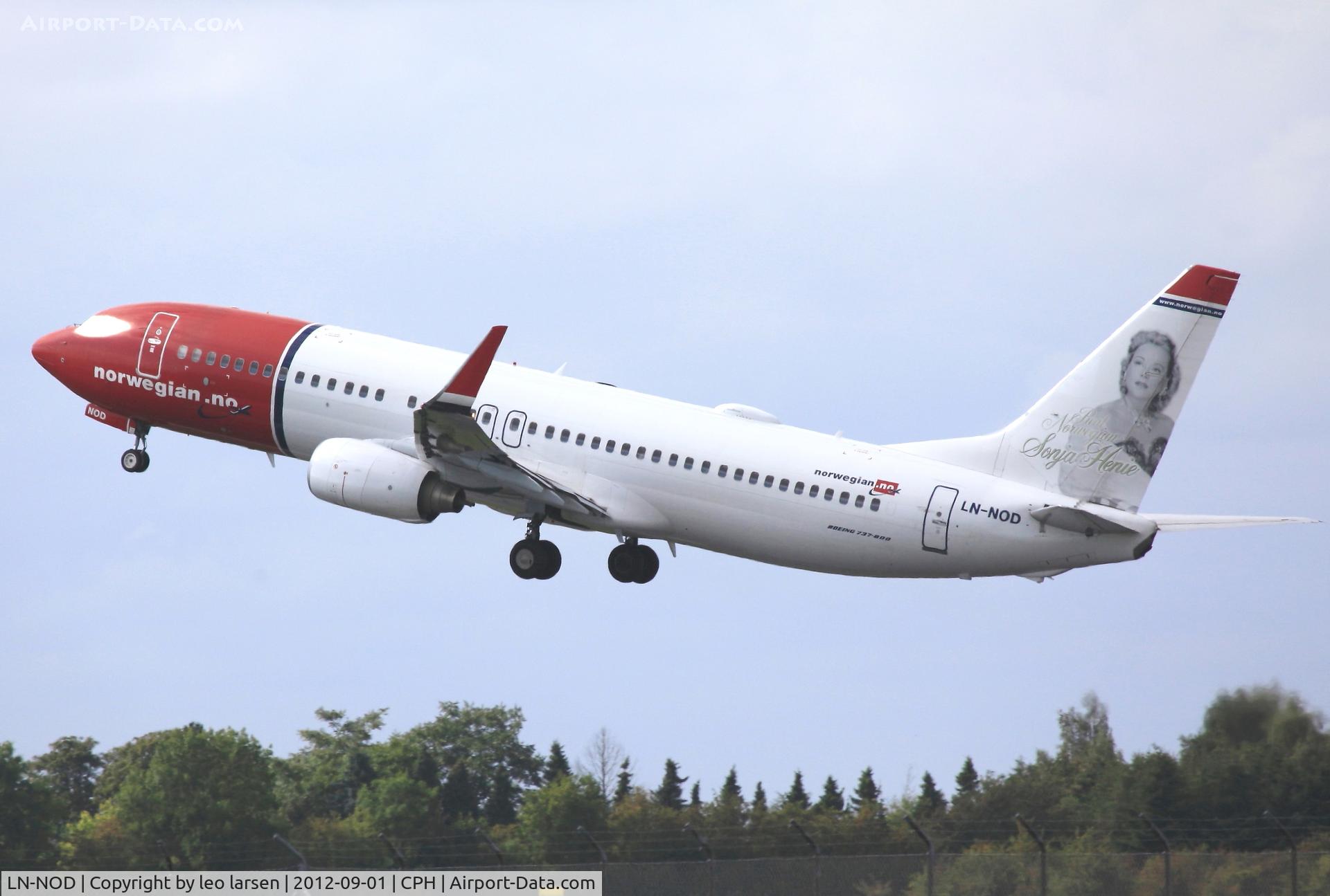 LN-NOD, 2008 Boeing 737-8Q8 C/N 35280, Copenhagen 1.9.2012
