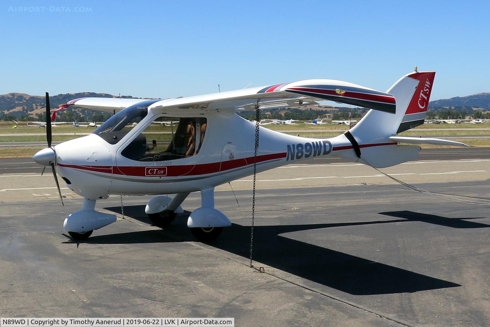N89WD, 2005 Flight Design CTSW C/N 05-12-06, 2005 Flight Design CTSW, c/n: 05-12-06, 2019 AOPA Livermore Fly-In