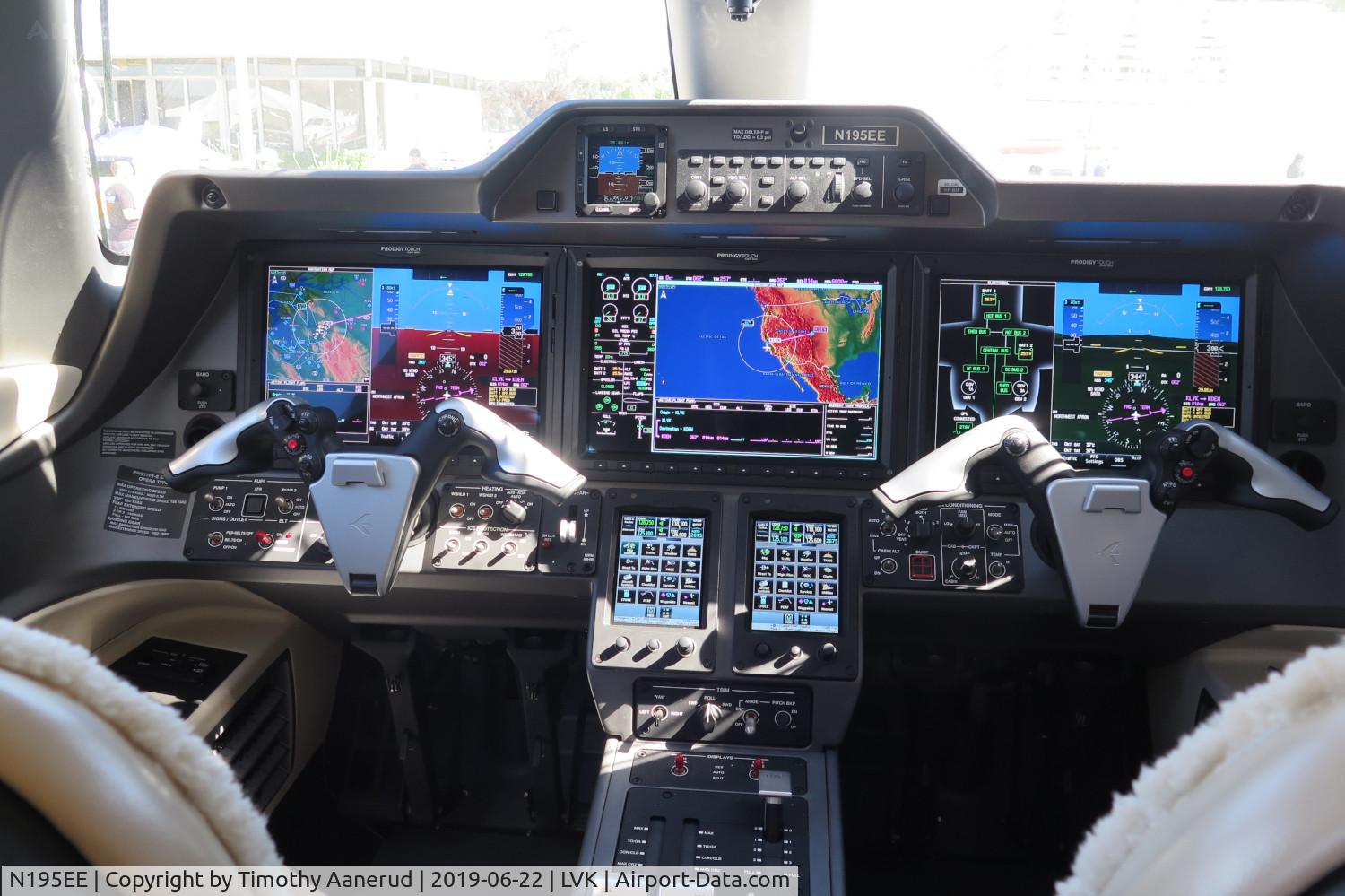 N195EE, 2018 Embraer EMB-500 Phenom 100 C/N 50000395, 2018 Embraer EMB-500 Phenom 100, c/n: 50000395, 2019 AOPA Livermore Fly-In