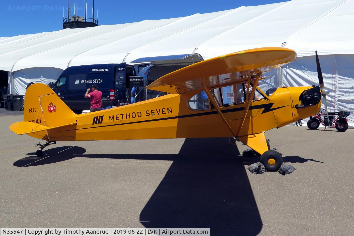 N35547, 1941 Piper J3C-65 Cub C/N 6452, 1941 Piper J3C-65, c/n: 6452, 2019 AOPA Livermore Fly-In