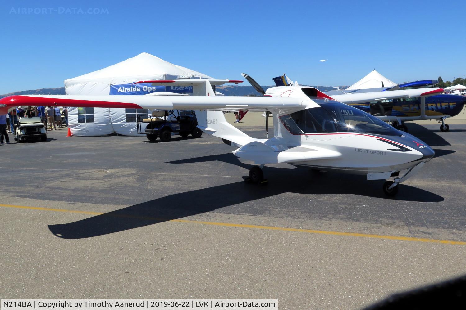 N214BA, 2018 ICON Aircraft A5 C/N 00075, 2018 Icon Aircraft Inc. A5 Light Sport, c/n: 00075, 2019 AOPA Livermore Fly-In