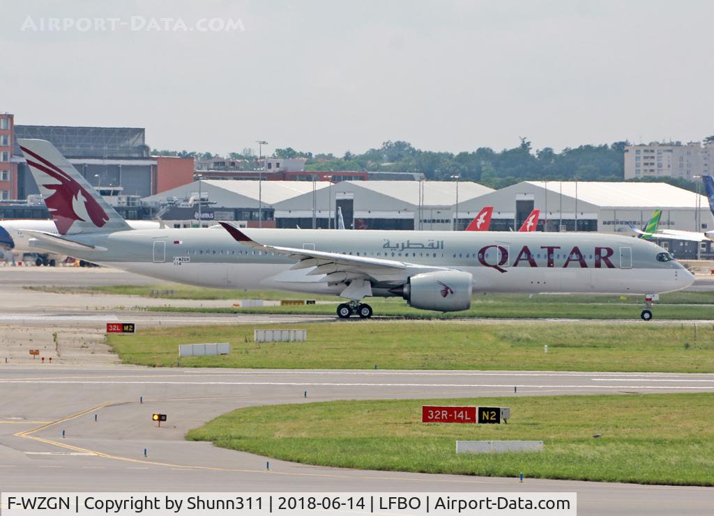 F-WZGN, 2018 Airbus A350-941 C/N 0114, C/n 0114 - To be A7-ALW