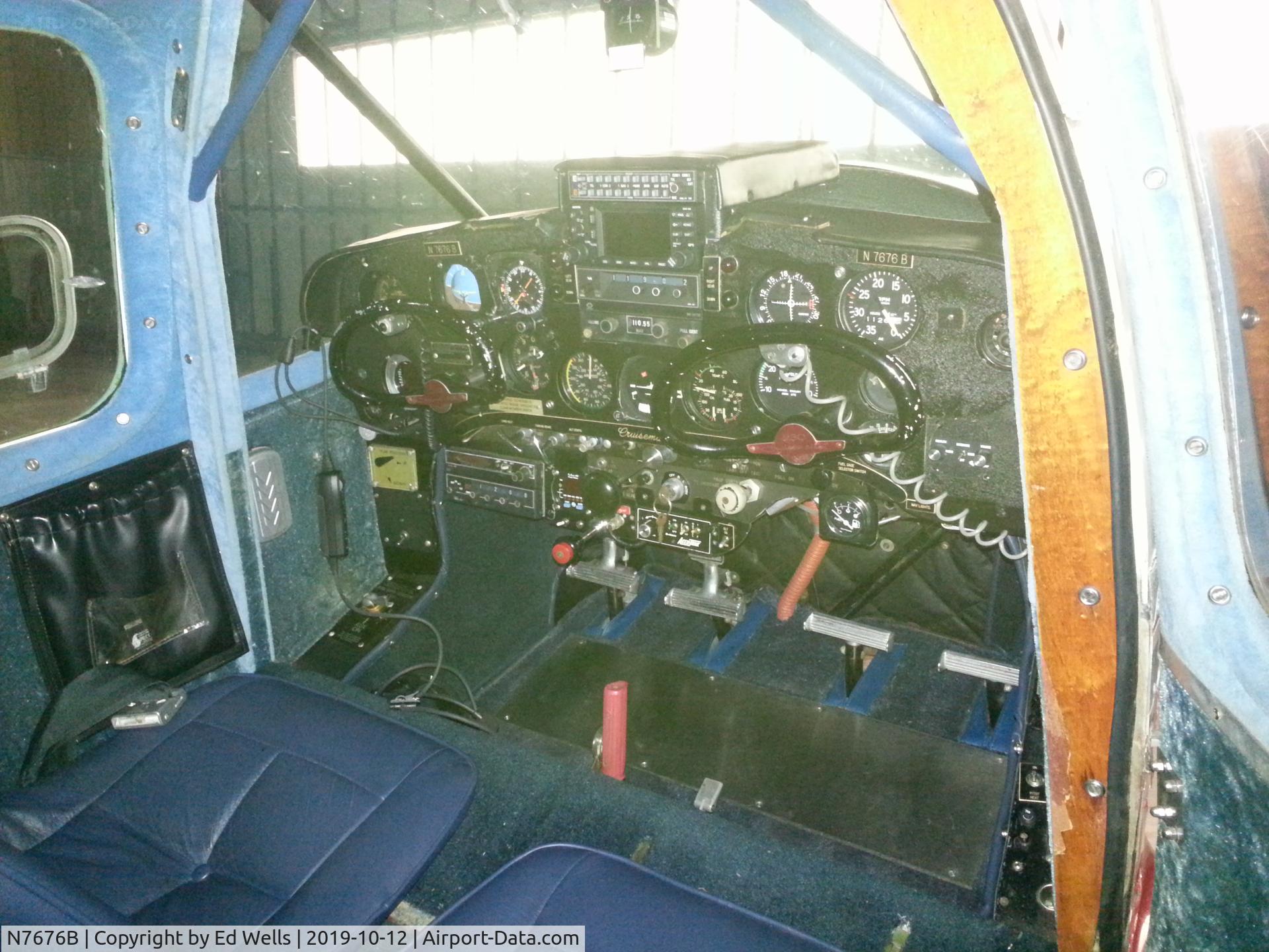 N7676B, 1957 Bellanca 14-19-2 Cruisair Senior C/N 4027, KAUM  in the hangar.