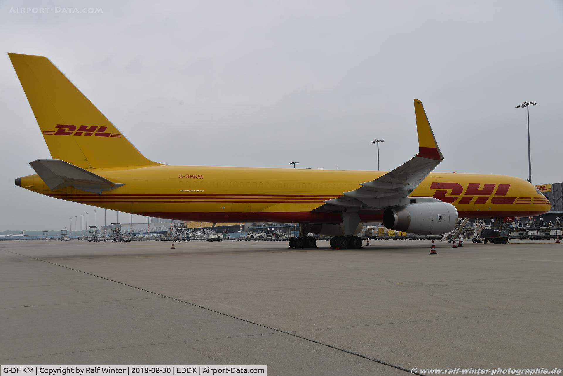 G-DHKM, 1998 Boeing 757-223F C/N 29590, Boeing 757-223(W) - D0 DHK DHL Air - 29590 - G-DHKM - 30.08.2018 - CGN