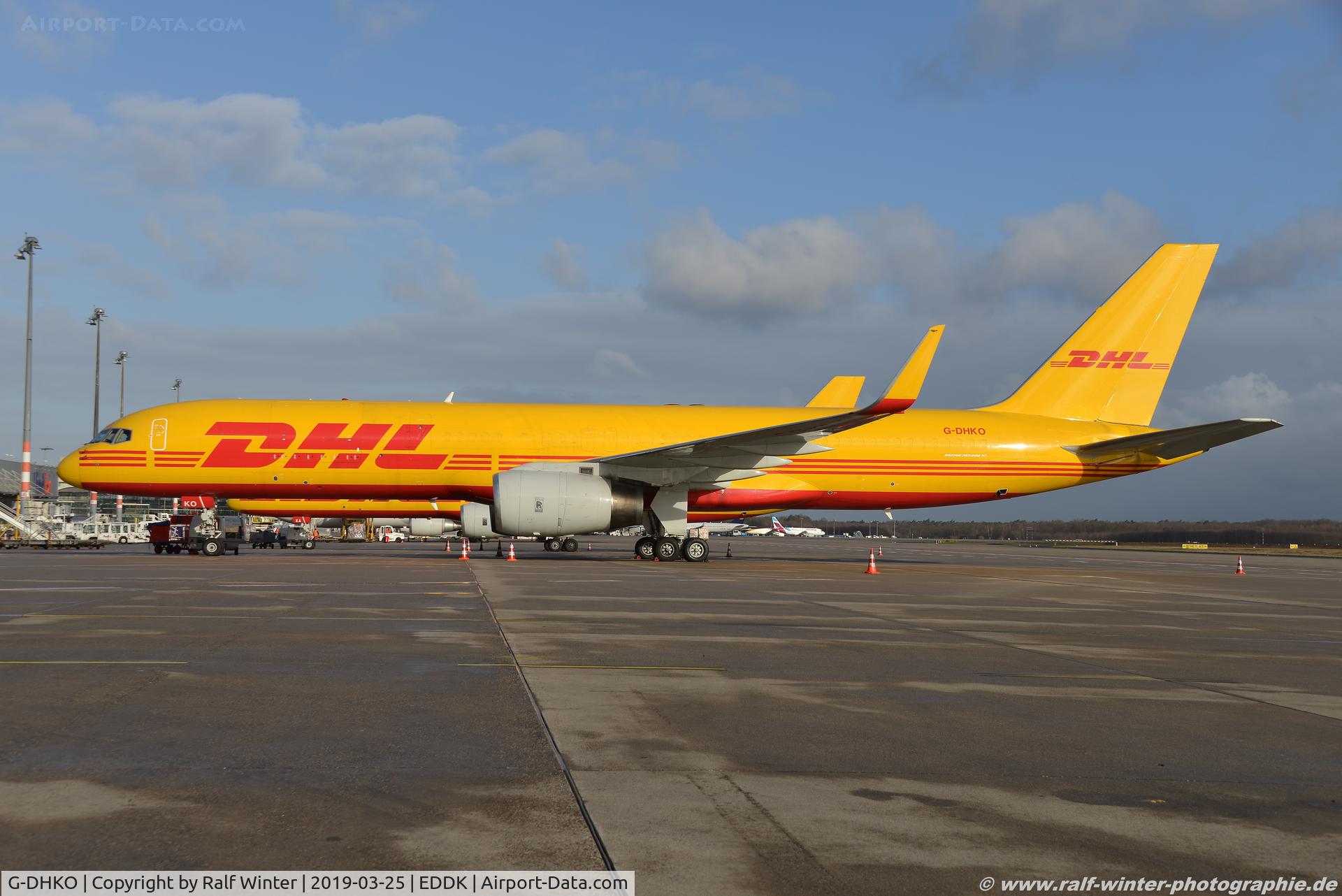 G-DHKO, 2002 Boeing 757-223F C/N 32397, Boeing 757-223PCF(W) - D0 DHK DHL Air - 32397 - G-DHKO - 25.03.2019 - CGN