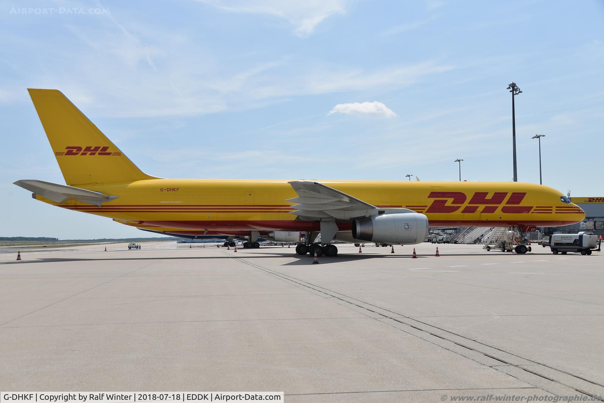 G-DHKF, 1999 Boeing 757-236/SF C/N 29945, Boeing 757-236SF - D0 DHK DHL Air - 29945 - G-DHKF - 18.07.2018 - CGN