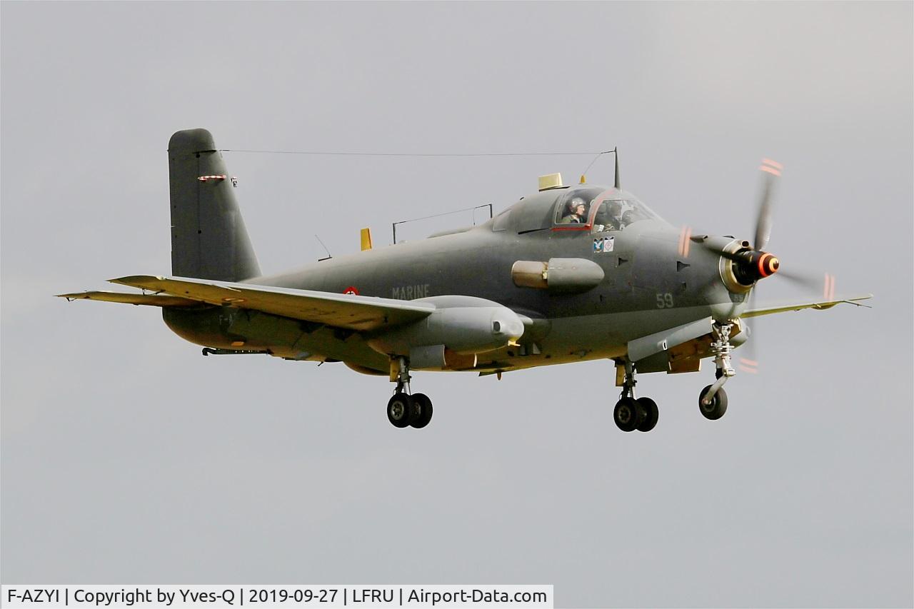 F-AZYI, 1959 Breguet Br.1050 Alize C/N 59, Breguet Br.1050 Alize, On final rwy 22, Morlaix-Ploujean airport (LFRU-MXN) Air show 2019