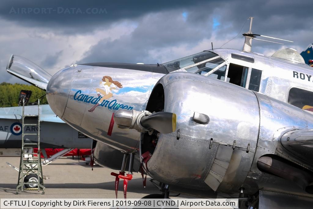 C-FTLU, 1952 Beech Expeditor 3NM C/N CA-152, Participating at the 2019 Gatineau Air Show.