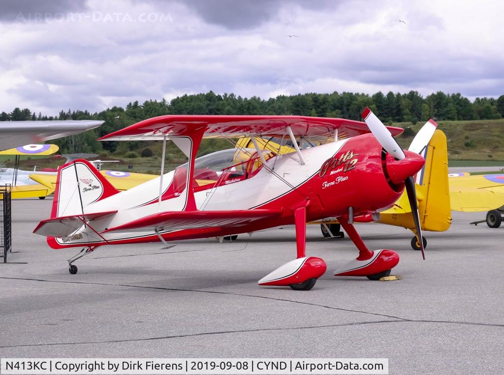 N413KC, 2011 Pitts M12 C/N 296, On display