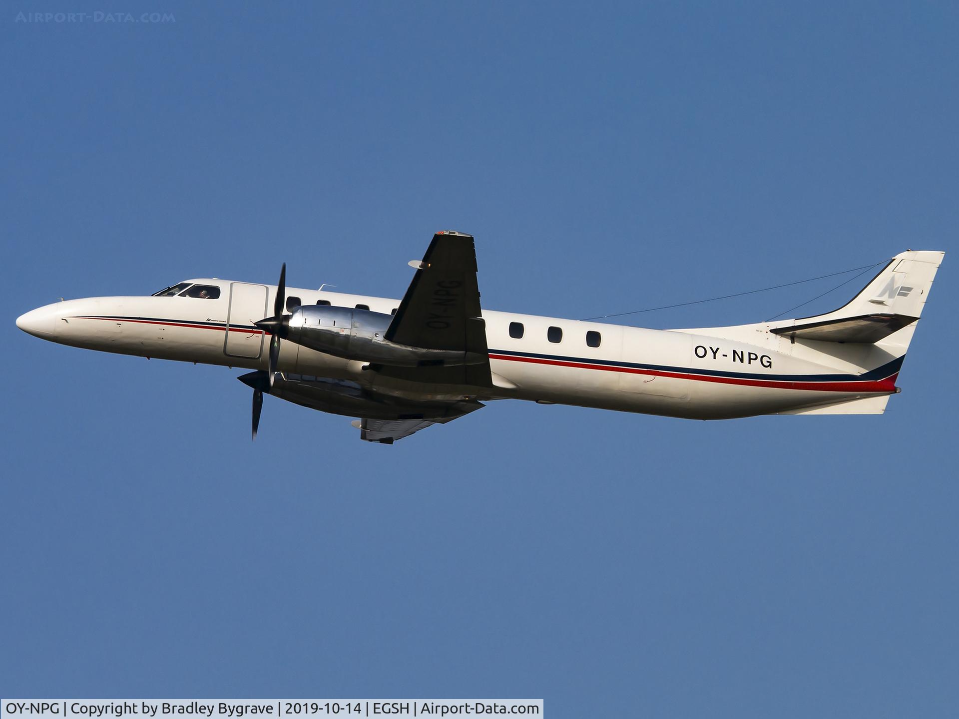 OY-NPG, 1996 Fairchild SA-227DC Metro 23 C/N DC-896B, Climbing Away in some nice sun