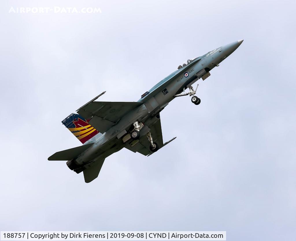 188757, McDonnell Douglas CF-188A Hornet C/N 0394/A329, Part of the 2019 Gatineau AS participant.