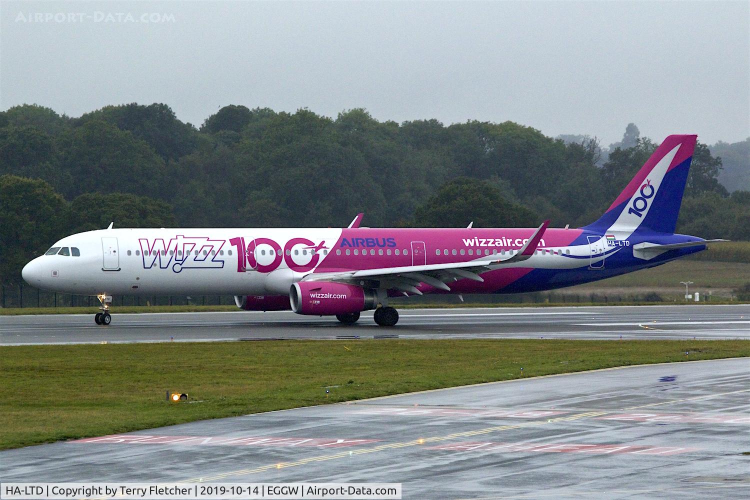 HA-LTD, 2018 Airbus A321-231 C/N 8305, At Luton