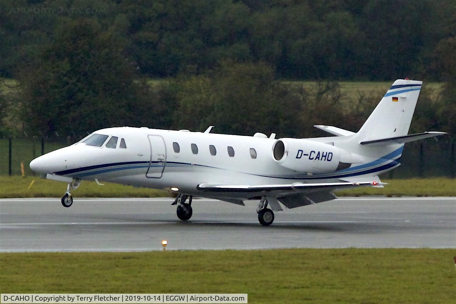 D-CAHO, 2014 Cessna 560 Citation Excel XLS+ C/N 560-6165, At Luton