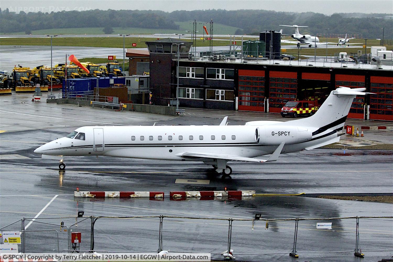 G-SPCY, 2013 Embraer EMB-135BJ Legacy 650 C/N 14501162, At Luton