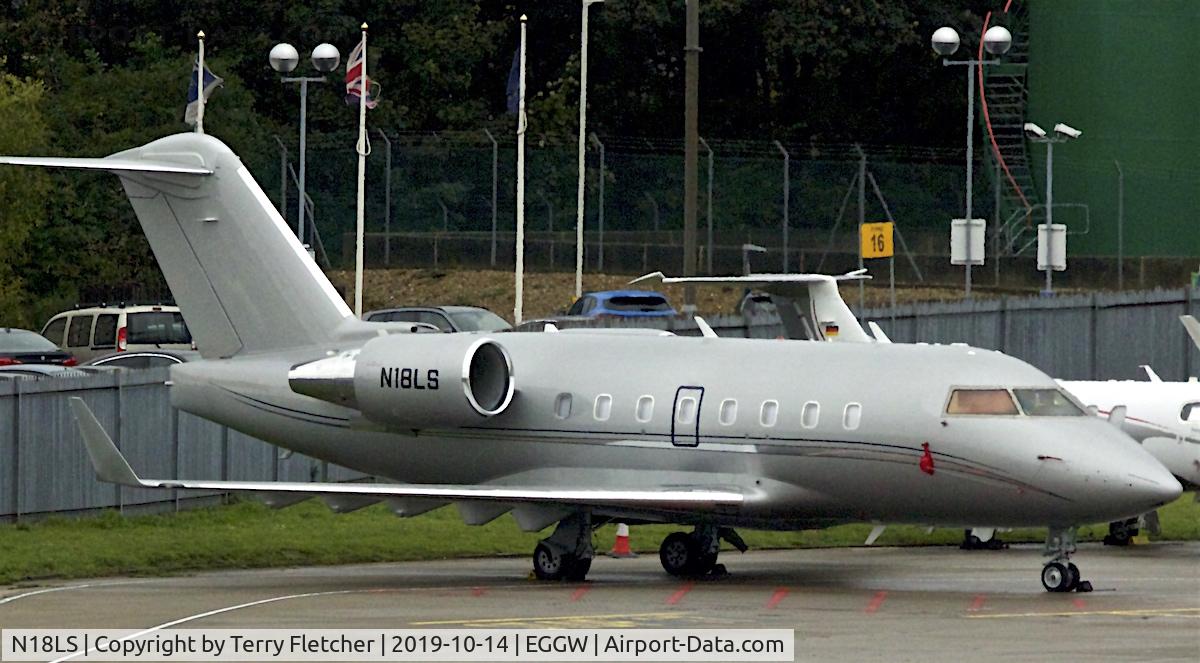 N18LS, 2006 Bombardier Challenger 604 (CL-600-2B16) C/N 5658, At Luton