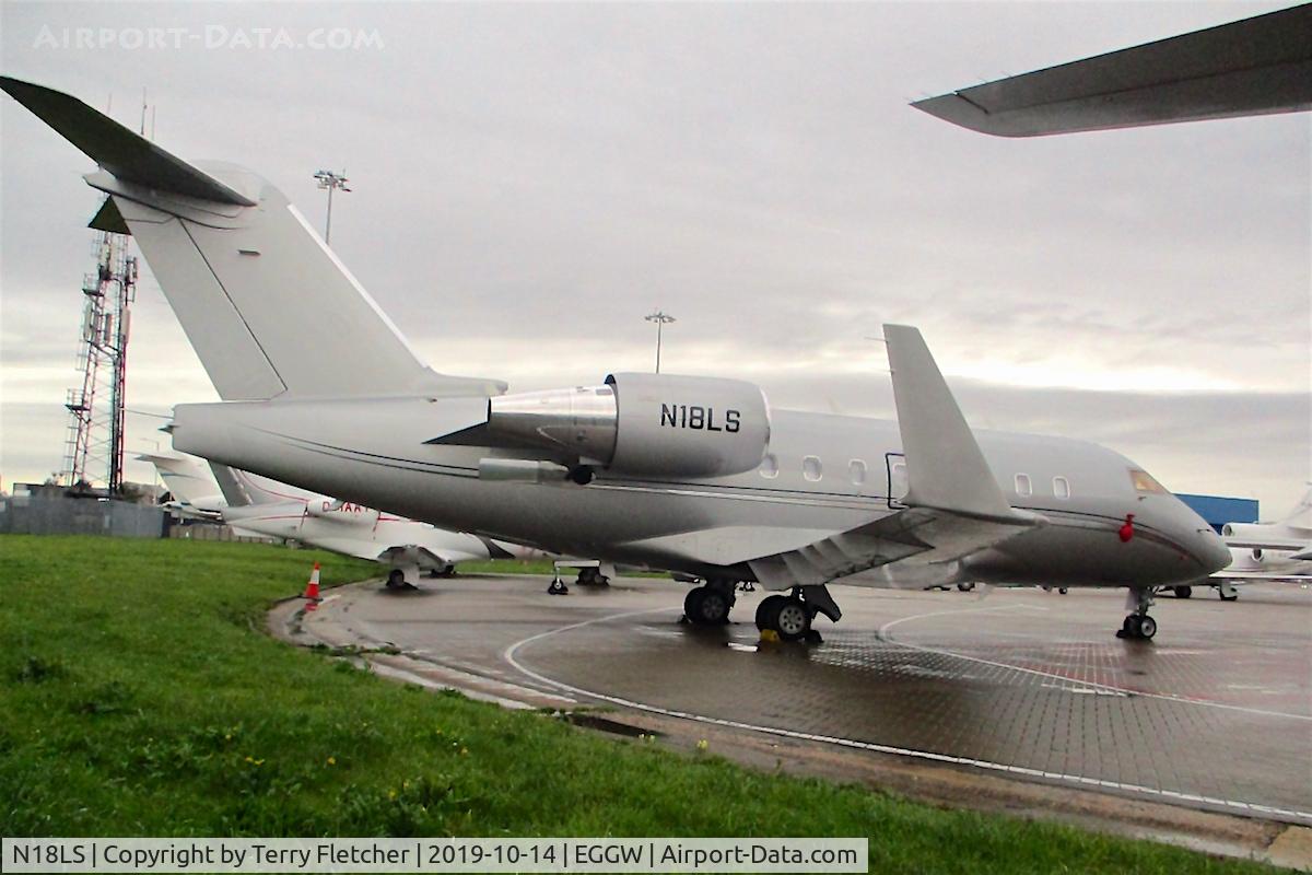 N18LS, 2006 Bombardier Challenger 604 (CL-600-2B16) C/N 5658, At Luton