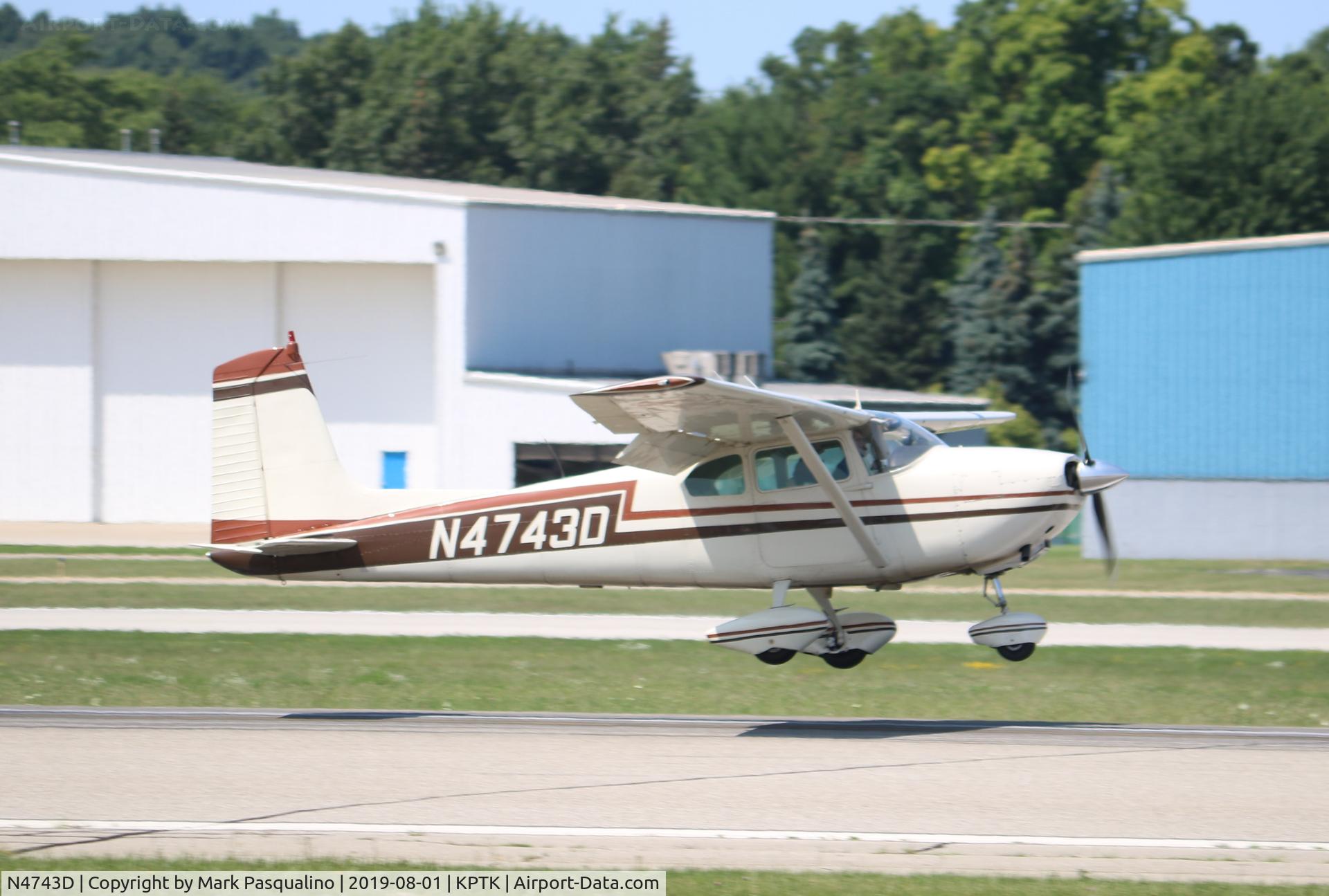 N4743D, 1957 Cessna 182A Skylane C/N 34843, Cessna 182A