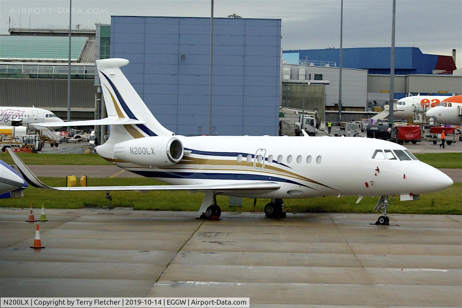 N200LX, 2018 Dassault 2000LX C/N 337, At Luton