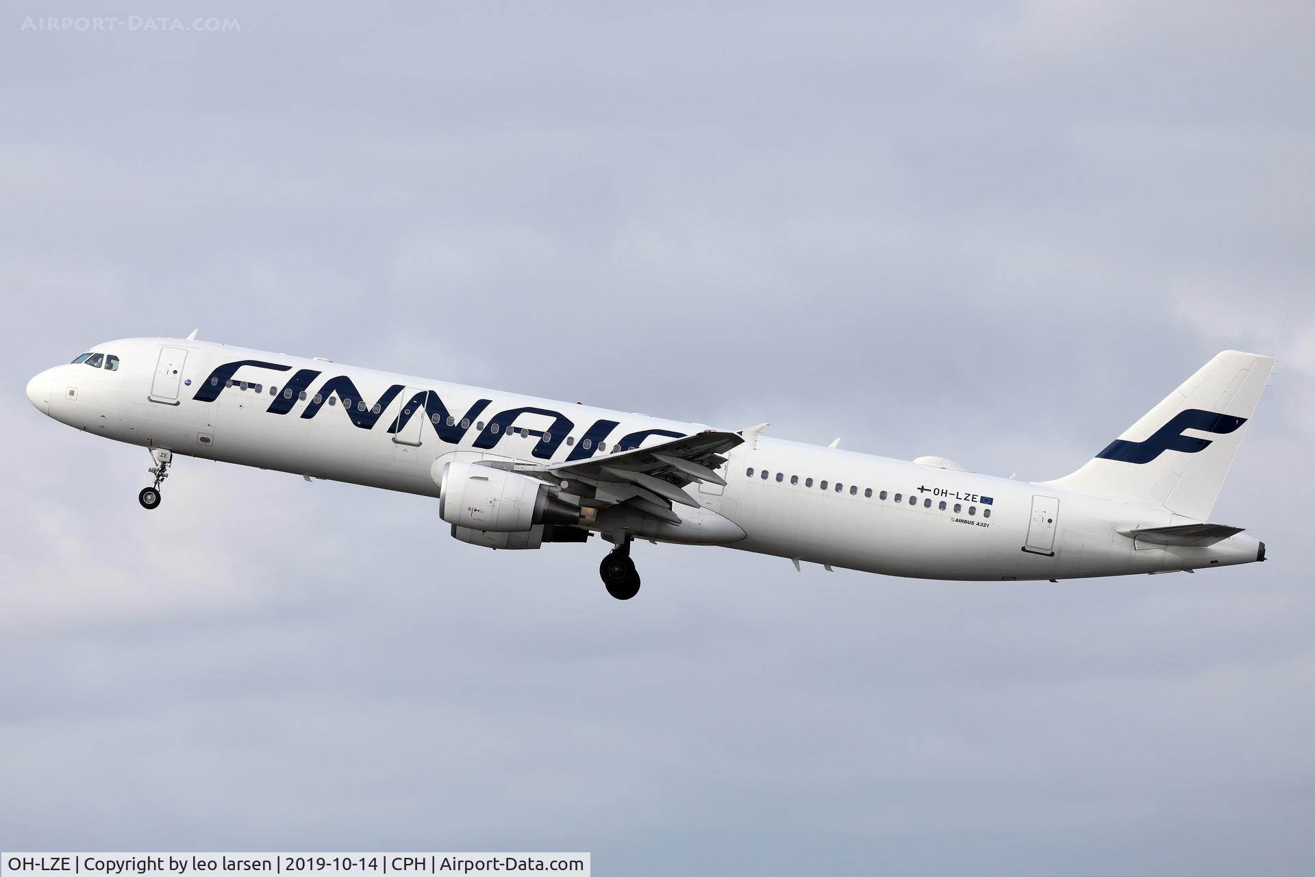 OH-LZE, 2003 Airbus A321-211 C/N 1978, Copenhagen 14.10.2019 T/O R-22R