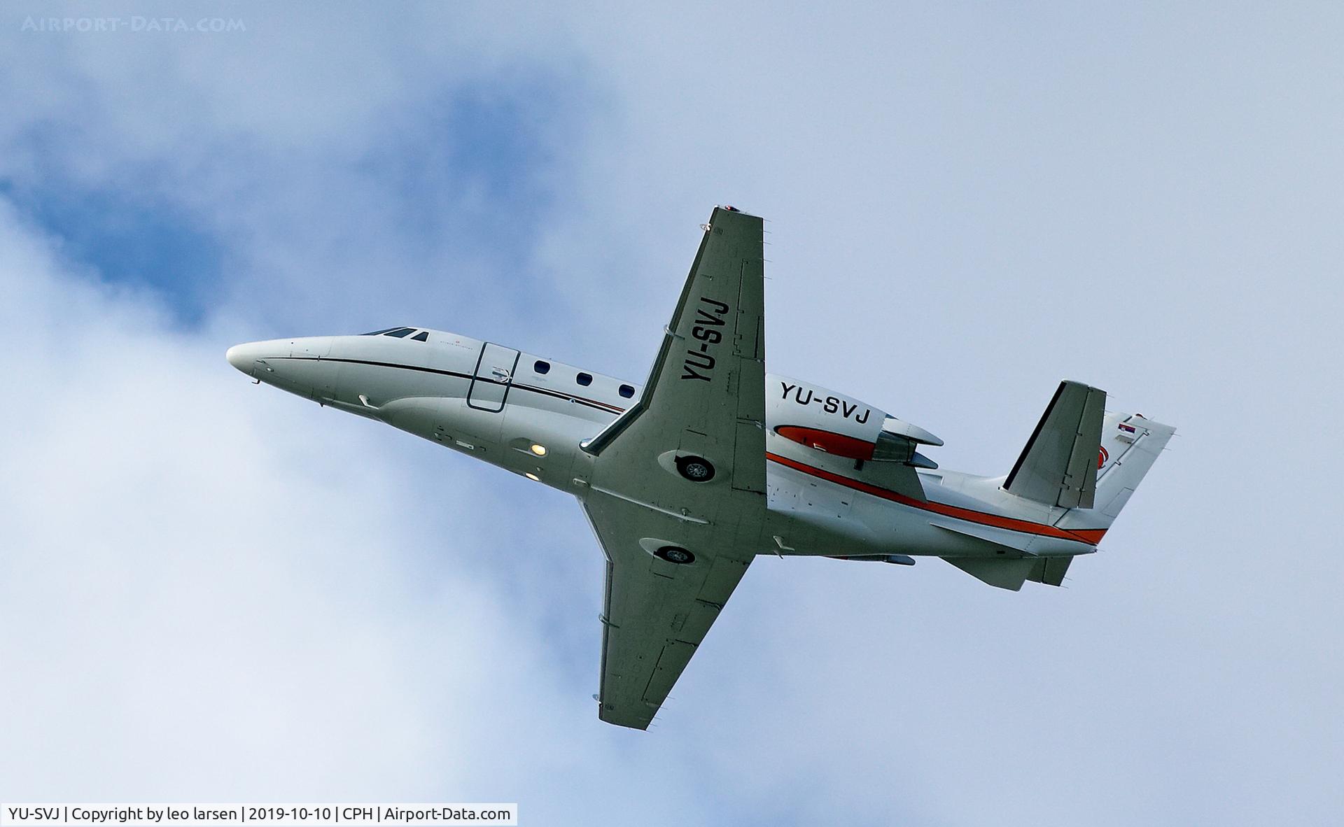 YU-SVJ, 2014 Cessna 560 Citation C/N 560-6178, Copenhagen 10.10.2019