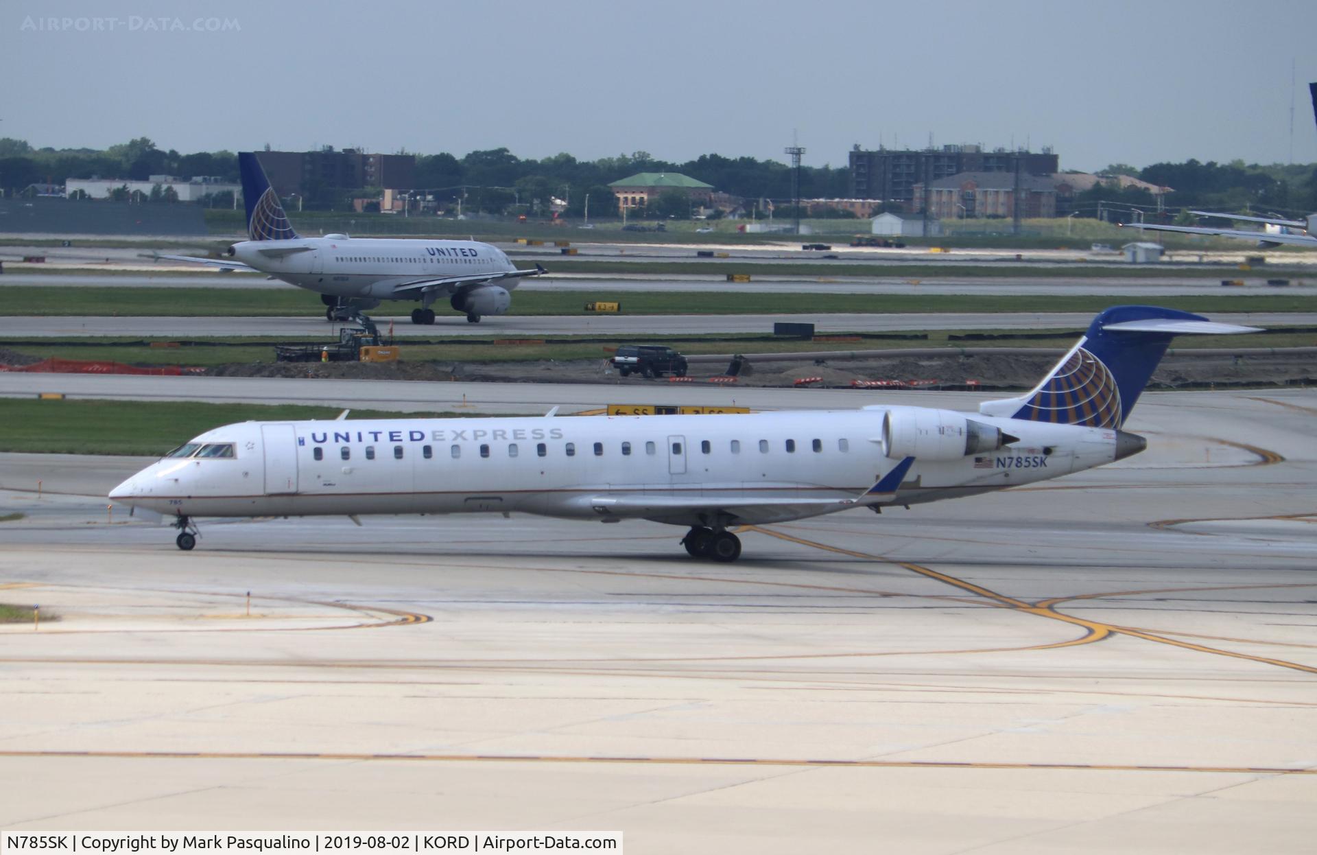 N785SK, 2009 Bombardier CRJ-700 (CL-600-2C10) Regional Jet C/N 10285, CL-600-2C10